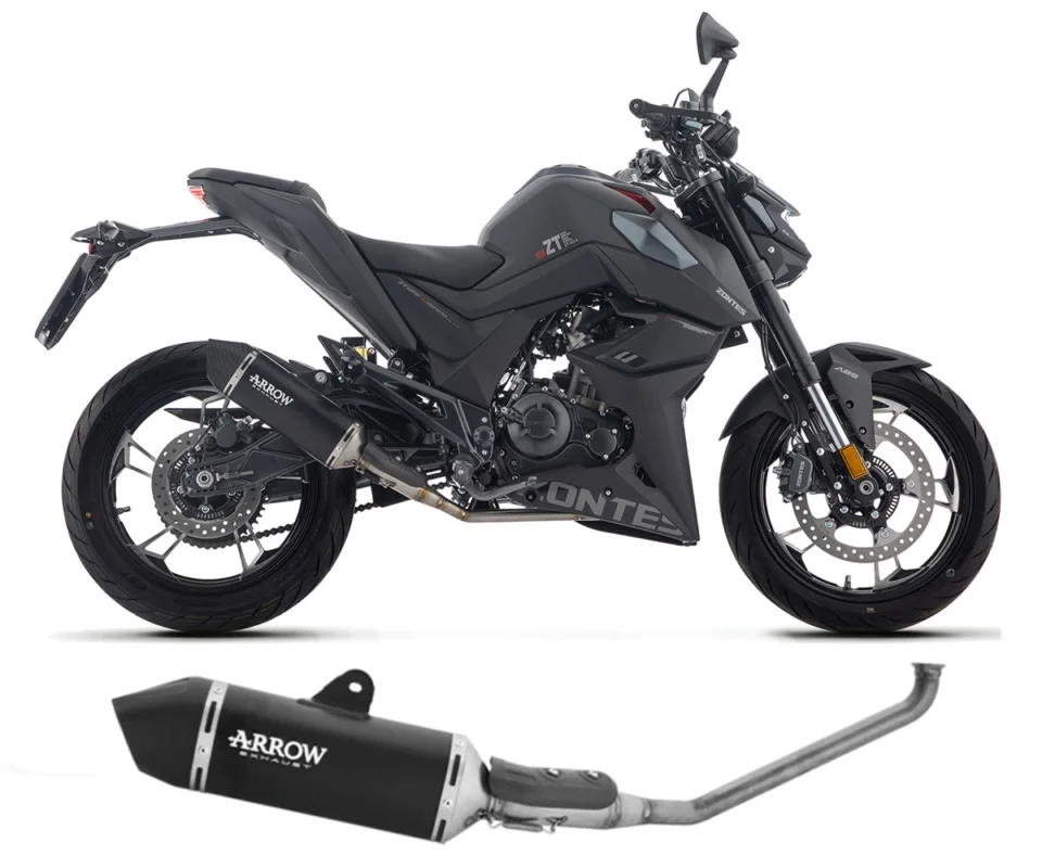 Terminale di scarico Arrow ICON Alluminio Dark Coppa in Carbonio per Zontes ZT 125-UModelli dal 2025 al 2026 77505AKN Compra Online