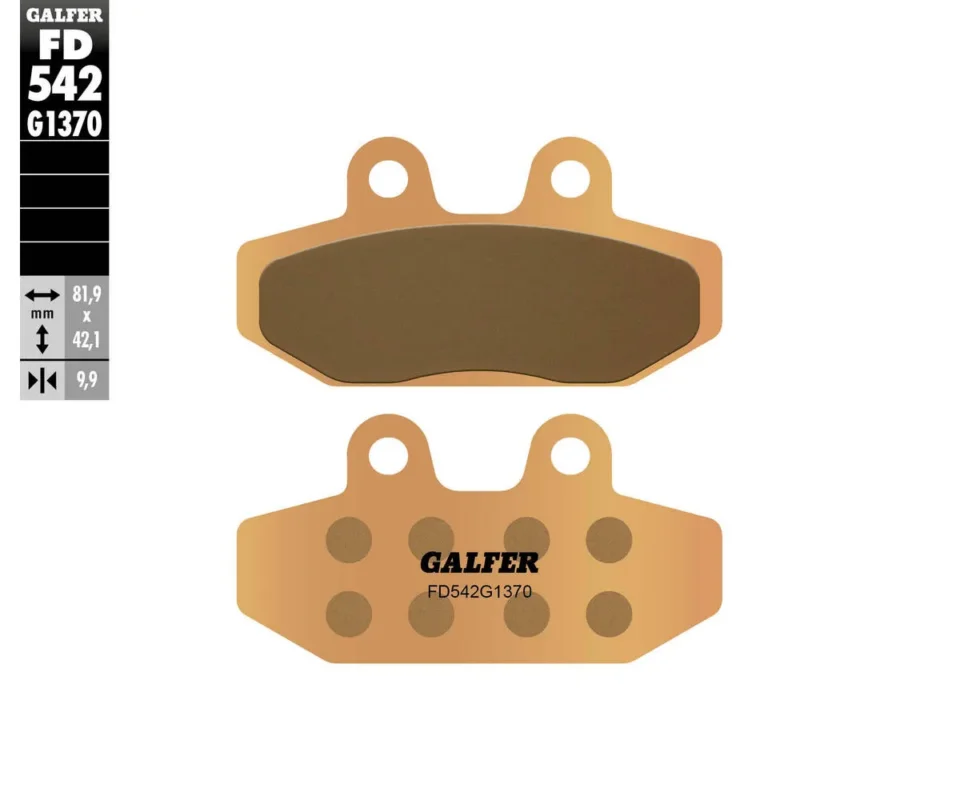 Offerta Del Giorno Galfer Pastiglie Freno Posteriore per HARLEY DAVIDSON FLHC HERITAGE CLASSIC 1753Modelli dal 2018 al 2020FD542G1370