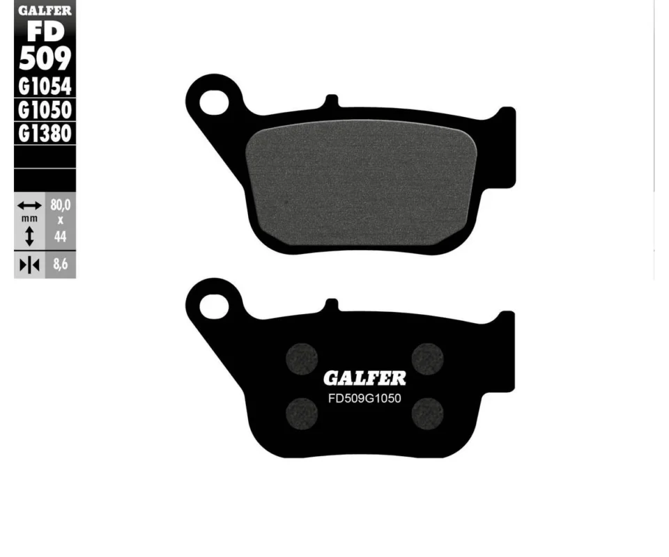 Galfer Pastiglie Freno Posteriore per YAMAHA X - MAX 250Modelli dal 2014 al 2017FD509G1050 Direttamente Dal Produttore