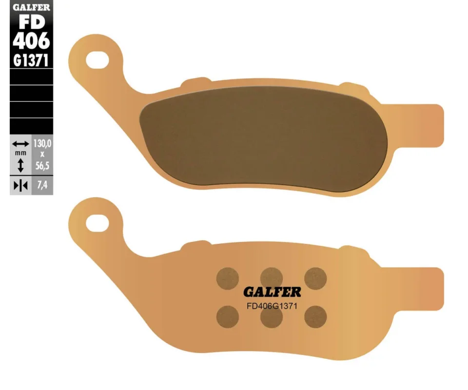 Galfer Pastiglie Freno Posteriore per HARLEY DAVIDSON FLSTC HERITAGE CLASSIC1682Modelli dal 2013 al 2014FD406G1371 Consegna Rapida