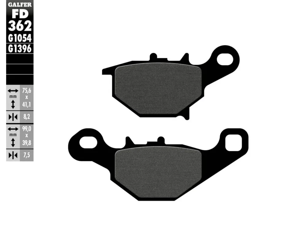 Affare Galfer Pastiglie Freno Posteriore per SUZUKI RM 85 / LModelli: 2005FD362G1054
