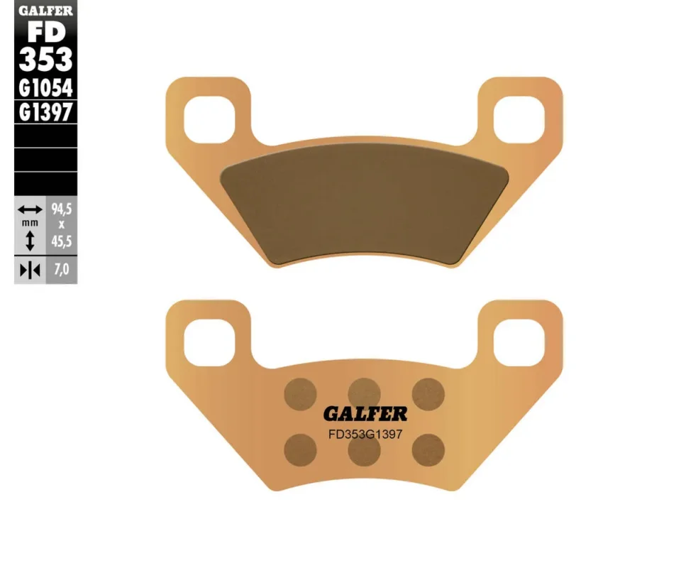 Offerta Lampo Galfer Pastiglie Freno Posteriore per ARCTIC CAT 4 Wheels 650 H1 4X4Modelli: 2005FD353G1397