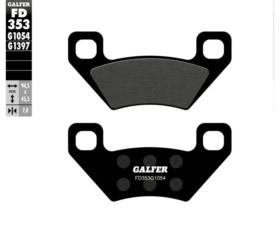 Offerta Del Giorno Galfer Pastiglie Freno Posteriore per ARCTIC CAT 4 Wheels 650 TRVModelli: 2009FD353G1054