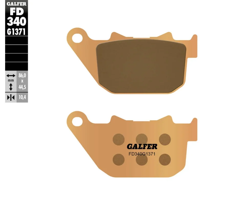 Spedizione Espresso Galfer Pastiglie Freno Posteriore per HARLEY DAVIDSON SPORTSTER XL 883Modelli: 2007FD340G1371