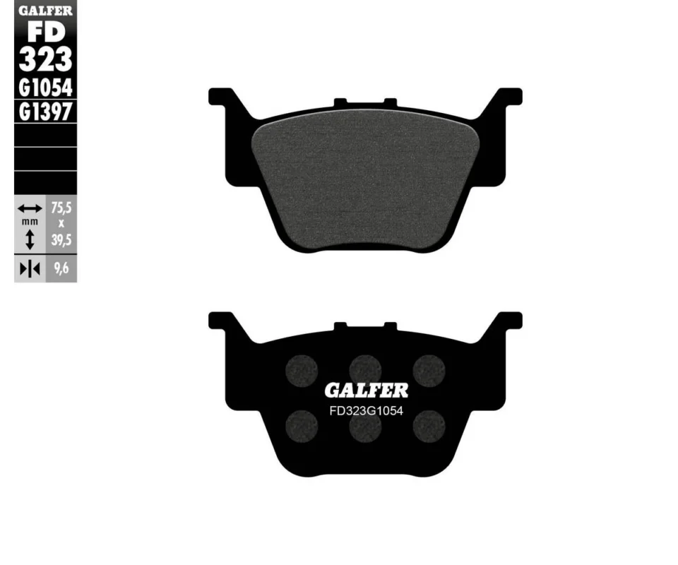 Sconto Galfer Pastiglie Freno Posteriore per HONDA 4Wheels TRX 450 RModelli dal 2004 al 2009FD323G1054
