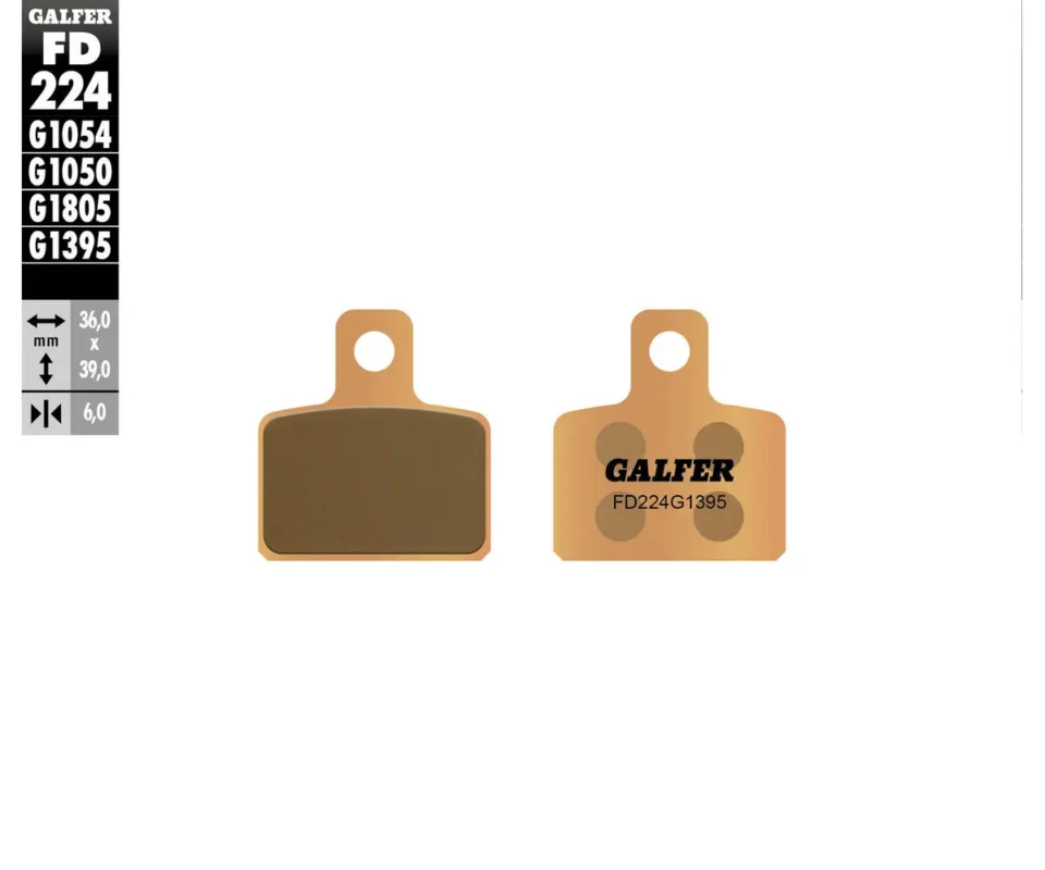 A Buon Prezzo Galfer Pastiglie Freno Posteriore per GAS GAS MC 50Modelli dal 2006 al 2026FD224G1395