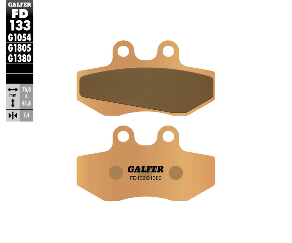 Reso Gratuito Galfer Pastiglie Freno Posteriore per GOES 4 Wheels GS 50 XModelli: 2008FD133G1380