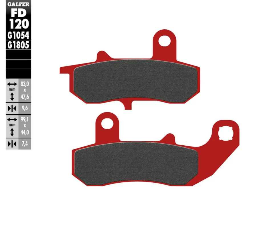 Ordina Subito Galfer Pastiglie Freno Posteriore per SUZUKI DR 800 S, SL BIGModelli dal 1990 al 1991FD120G1805