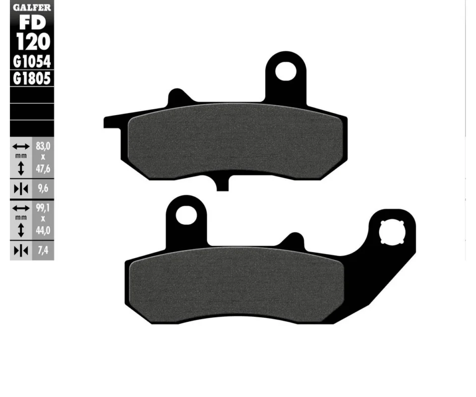 Galfer Pastiglie Freno Posteriore per SUZUKI RG 125 FModelli dal 1993 al 1997FD120G1054 Scelto Dai Clienti