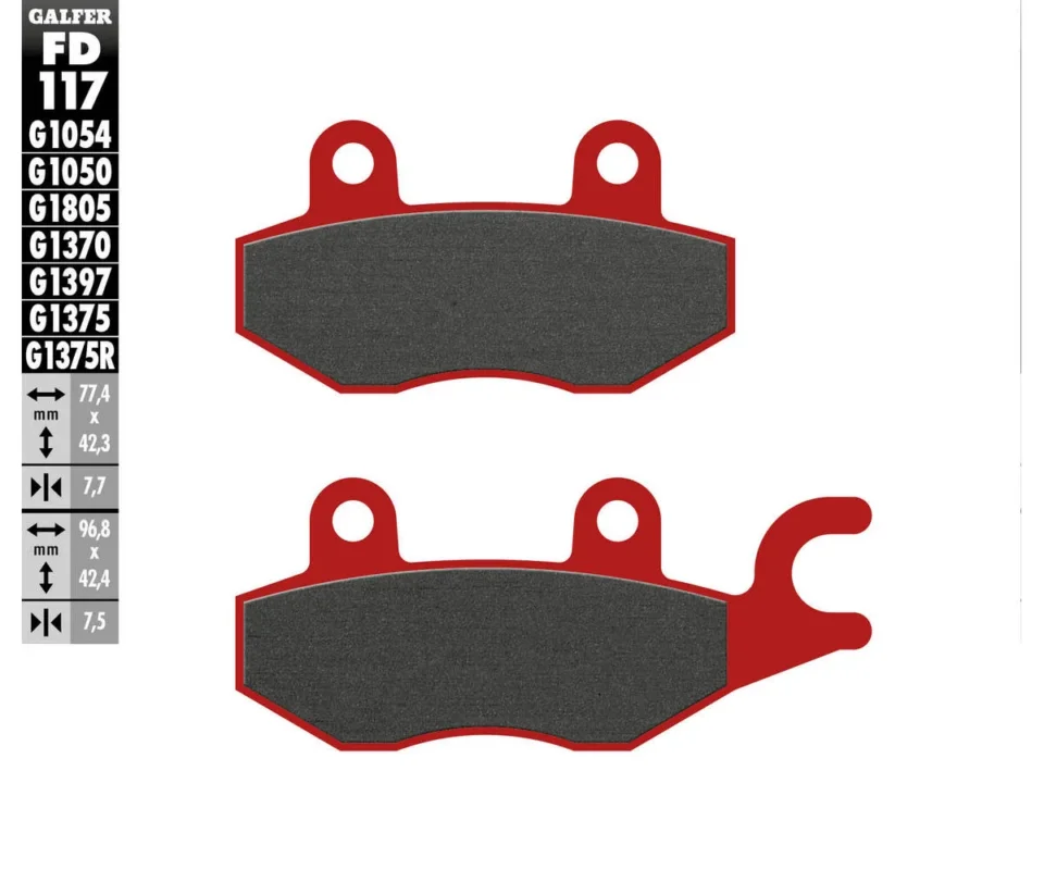 Galfer Pastiglie Freno Posteriore per KAWASAKI INDONESIA NINJA SPECIAL EDITION 150Modelli: 2010FD117G1805 Reso Gratuito