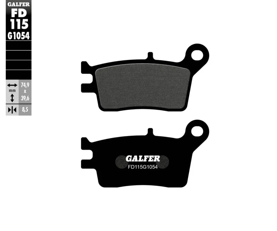 Galfer Pastiglie Freno Posteriore per HONDA AX-1 (250)Modelli: 1988FD115G1054 Prezzo Conveniente
