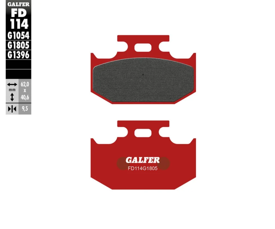 Galfer Pastiglie Freno Posteriore per SUZUKI DR 350 S, SHModelli: 1993FD114G1805 Offerta Lampo