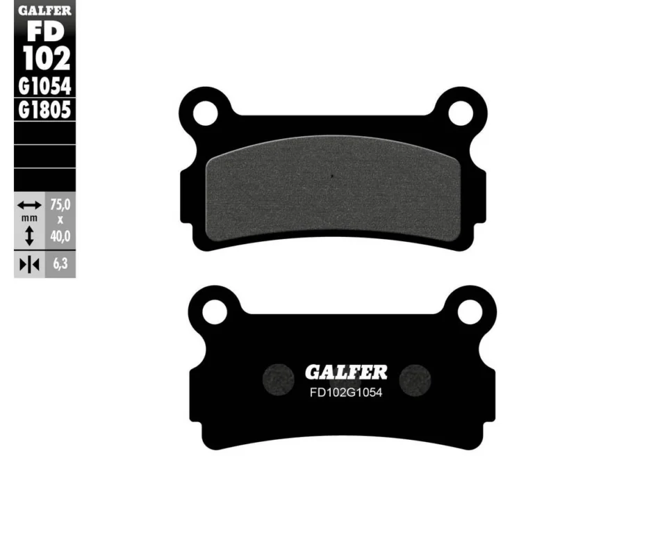 Di Tendenza Galfer Pastiglie Freno Posteriore per BETA ZERO 260Modelli dal 1989 al 1992FD102G1054