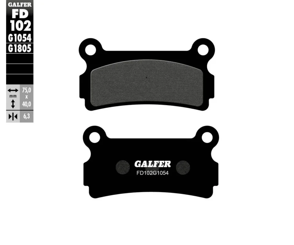 Galfer Pastiglie Freno Posteriore per BETA 240 ALPModelli dal 1989 al 1991FD102G1054 Novità