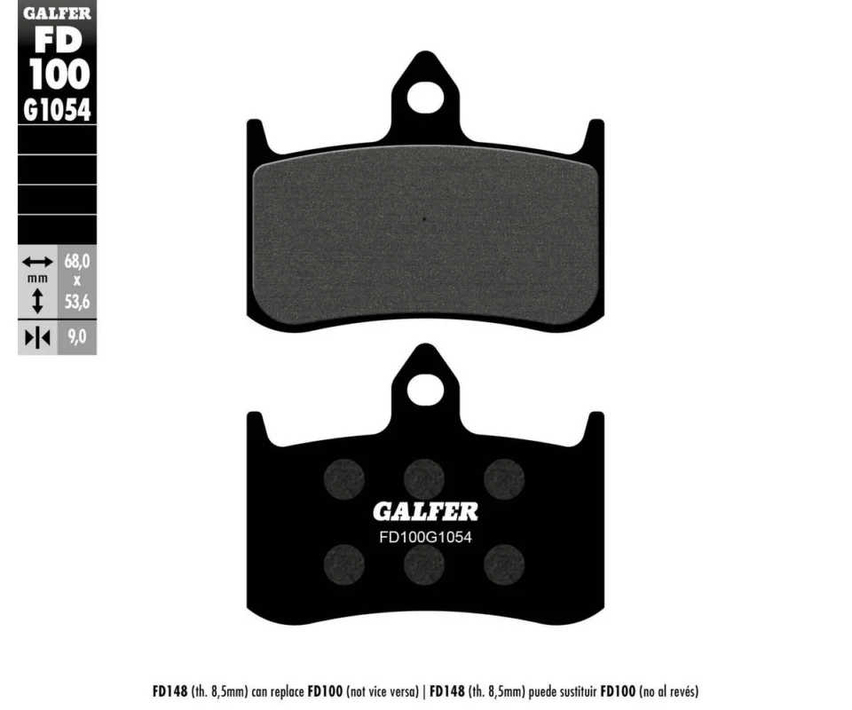 Galfer Pastiglie Freno Posteriore per HONDA CBR 750 SUPER AEROModelli dal 1988 al 1990FD100G1054 Compra Adesso