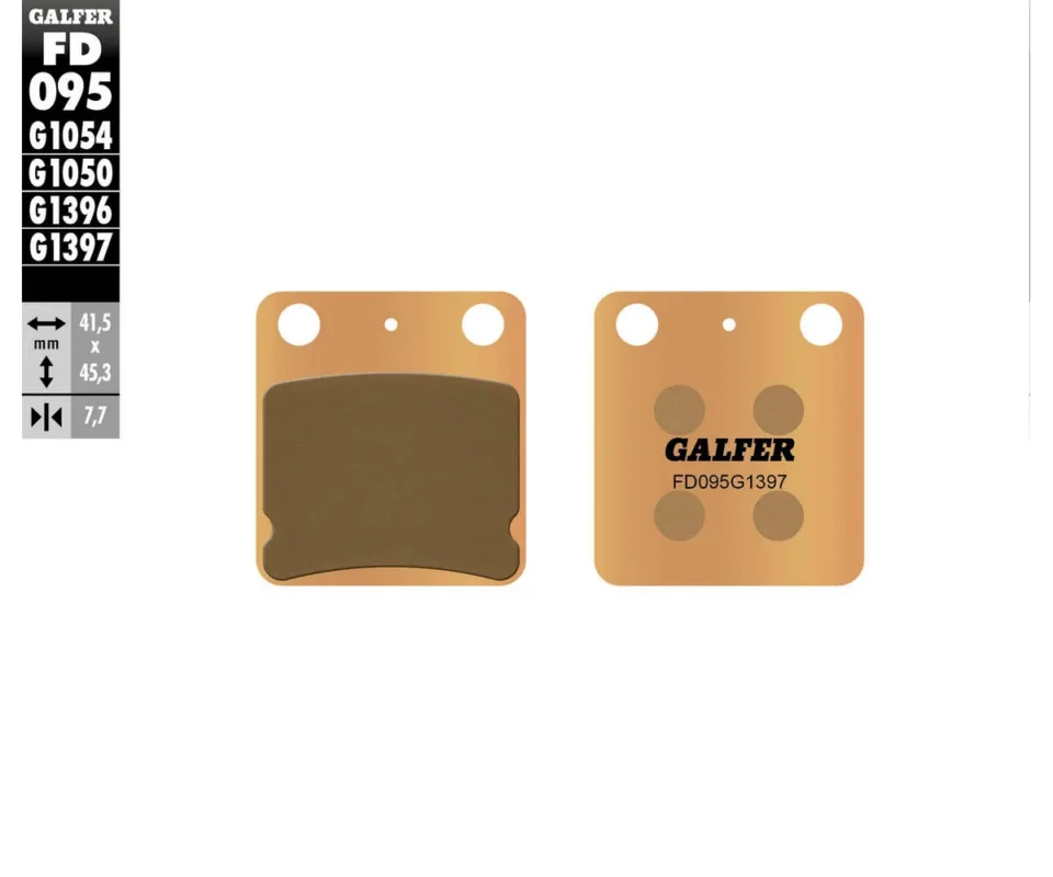 Galfer Pastiglie Freno Posteriore per DAELIM B-BONE 125Modelli: 2008FD095G1397 Solo Oggi