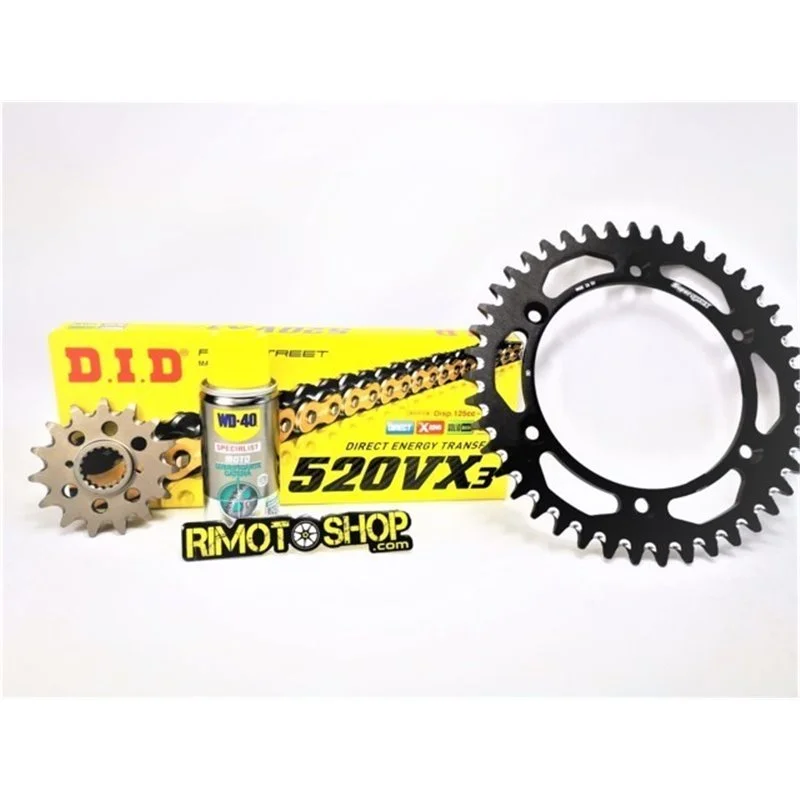 Consegna Rapida Kit Corona Pignone Catena 520VX2 GASGAS 125 SM 02-03